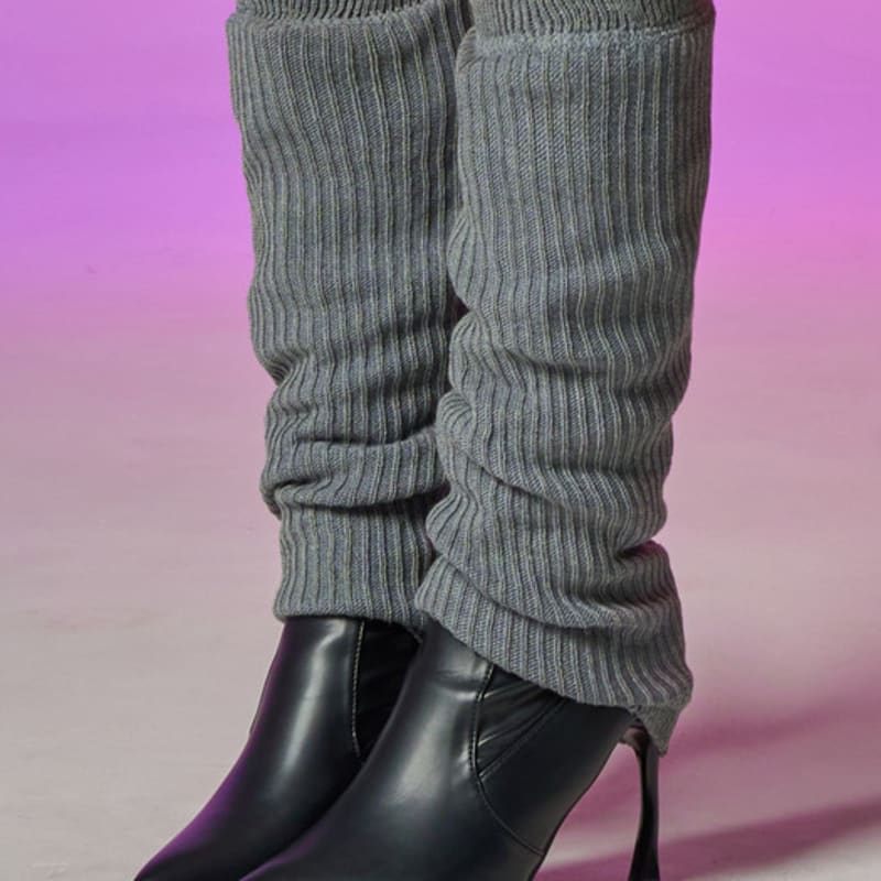 

KOLEAT Теплые зимние гетры из настоящего трикотажа [Серый] Gray_FREE