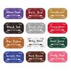 12 Colors Oil-based Ink, Ink Paste and Retro Ink Pad Scrapbooking Accessories