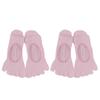 MORGEN SKY Yoga-Set mit Zehen und Perfekt für und Indoor-Übung 2 Damen-Socken, Fünf-Zehen-Socken, 2, Spitzen, Rutschfest, Atmungsaktiv, Geruchsresistent,