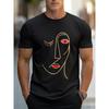 Men's Printed Short-sleeve T-shirt, Breathable Summer Top. Stylish and Casual, Machine washable,Comfortable Fit.