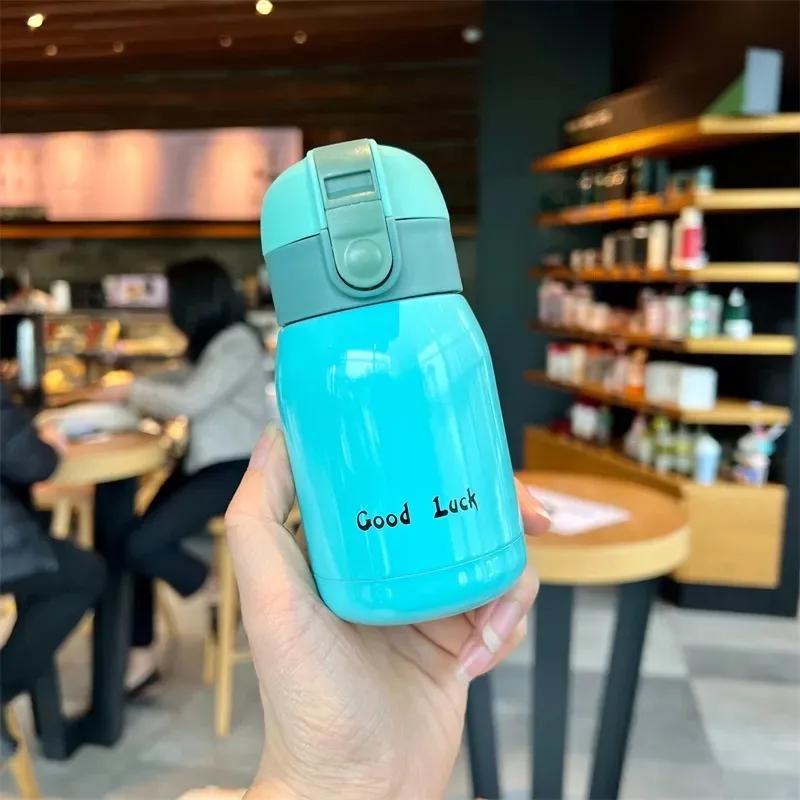 Mini Thermos Cup 200ml/360ml Pocket Cup Stainless Steel Thermal Coffee Mug Vacuum Flask Insulated Hot Water Bottle Kids Gift