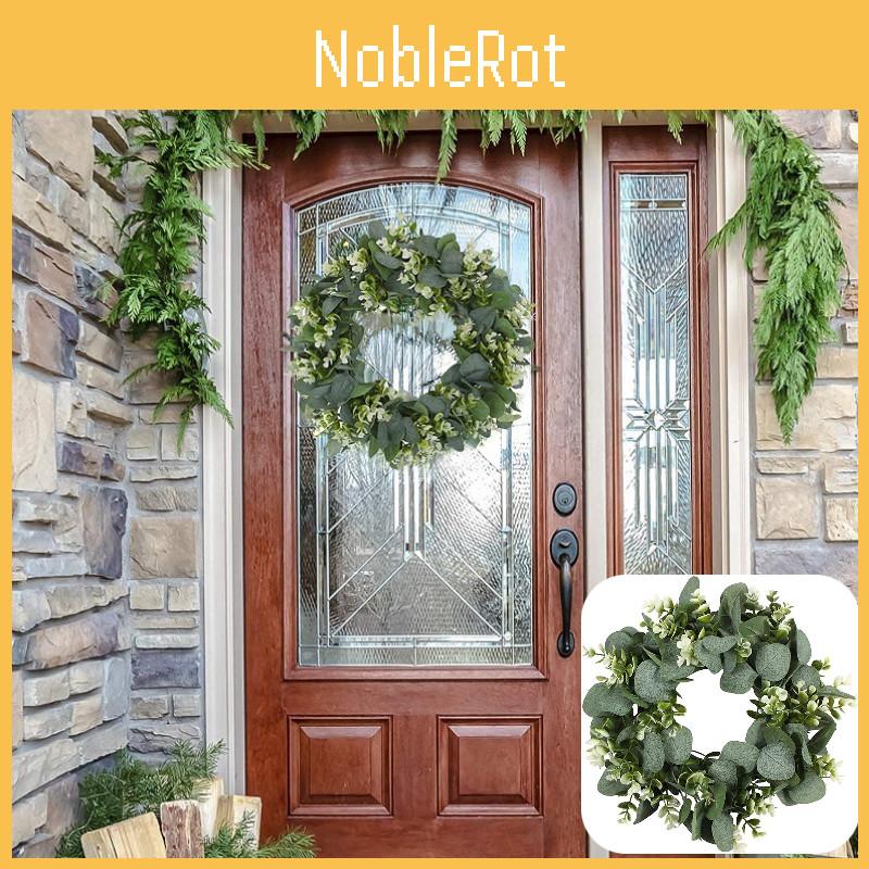 Small Eucalyptus Hanging Wreath Artificial Plant Door Decoration
