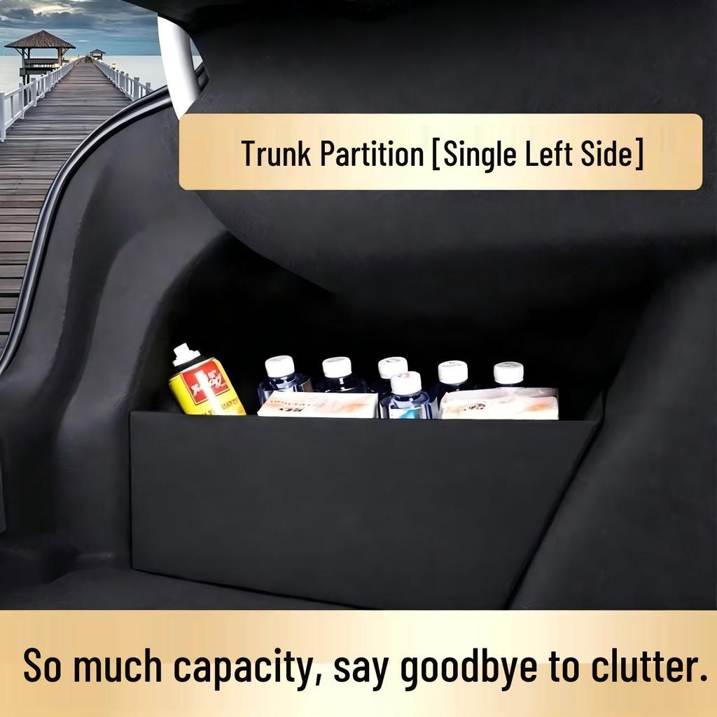 Trunk Organizer Board for Modern Elantra, ix35, Tucson, Santa Fe, Sonata - Clutter Divider