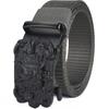 Belt, Men's Automatic Buckle Toothless Business Casual Men's Belt, Young People's Personality Trendy Nylon Canvas