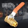 Ball Valve Dual-direction Water Valve DN15 1/2-Inch Male and Female Thread Brass Pipe Valve with Lever Handle