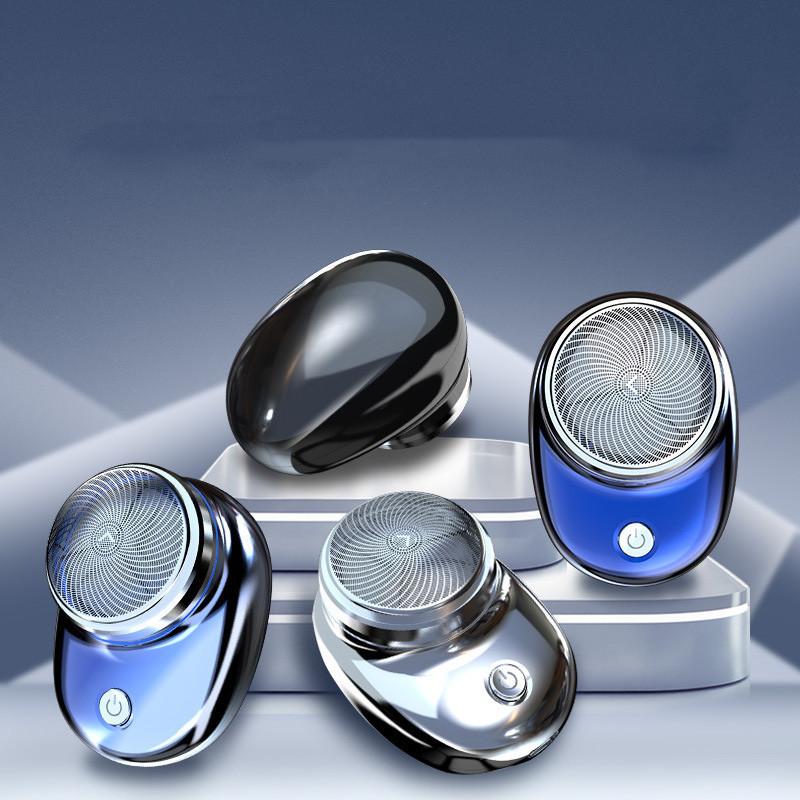 Portable Electric Shaver For Men Type-c Fast Charging Mini Size Travel-friendly Water Washable Sq-021 Black