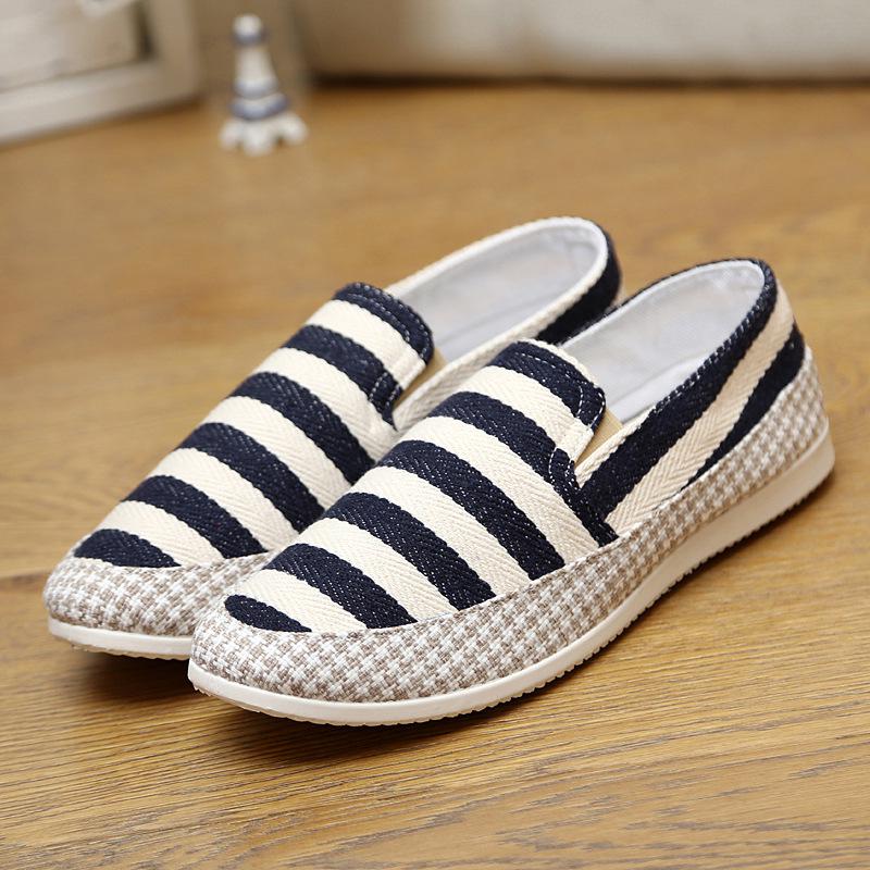 Men s Slip-On Casual Fisherman Shoes – Fashionable Old Beijing Cloth Design 44