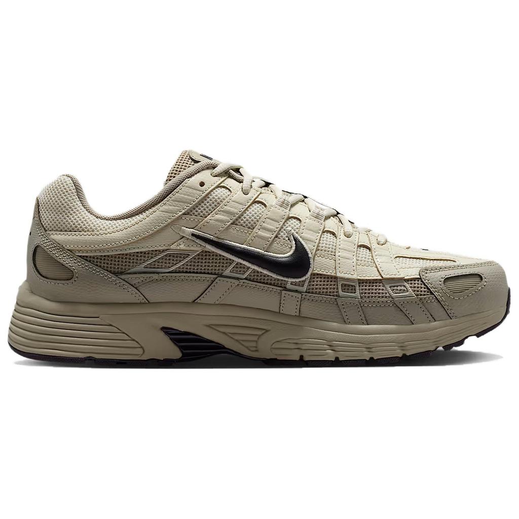Nike Chaussures de course basses respirantes en cuir synthétique P 6000 pour hommes IH8042-100