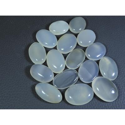 284Cts. Natural Onyx Agate Ring Size Oval Cabochon Loose Gemstone 16Pcs Lot A-634
