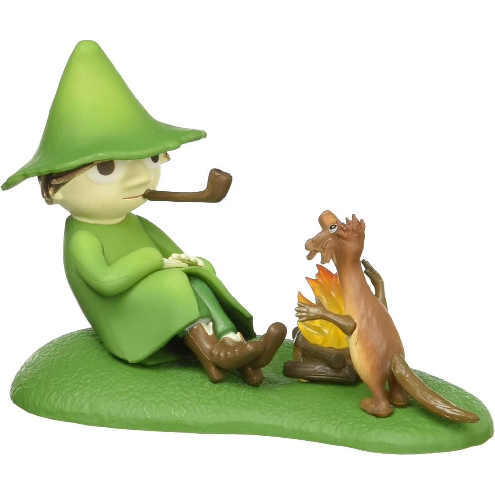 UDF Ultra Detail Figure MOOMIN Series 6: Snufkin and TeeTeeWoo, approximately 58mm tall, pre-painted, fully assembled figure