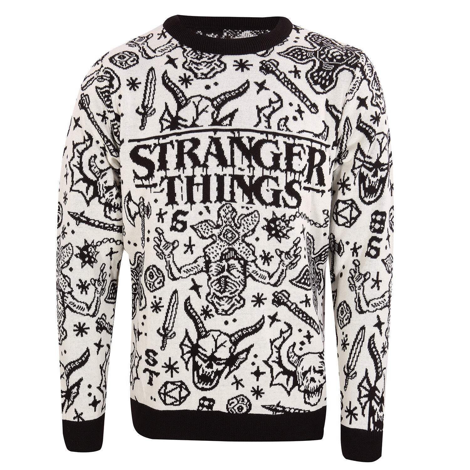 

Stranger Things Collage Knitted Jumper XL