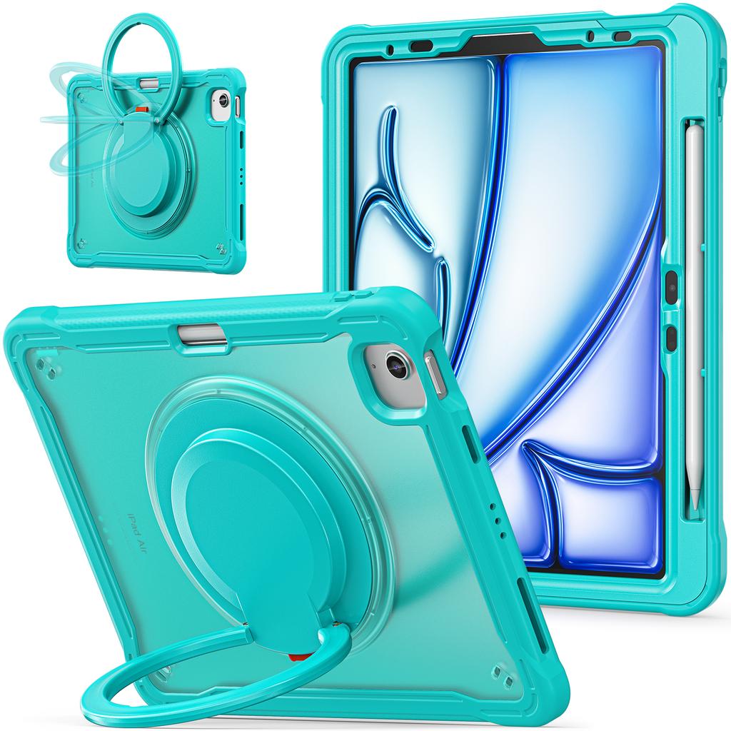 For iPad Air 11 (2025)/(2024)/Air (2022)/(2020)/Pro 11 (2022)/(2021)/(2020)/(2018) Case Rotary Kickstand Tablet Cover
