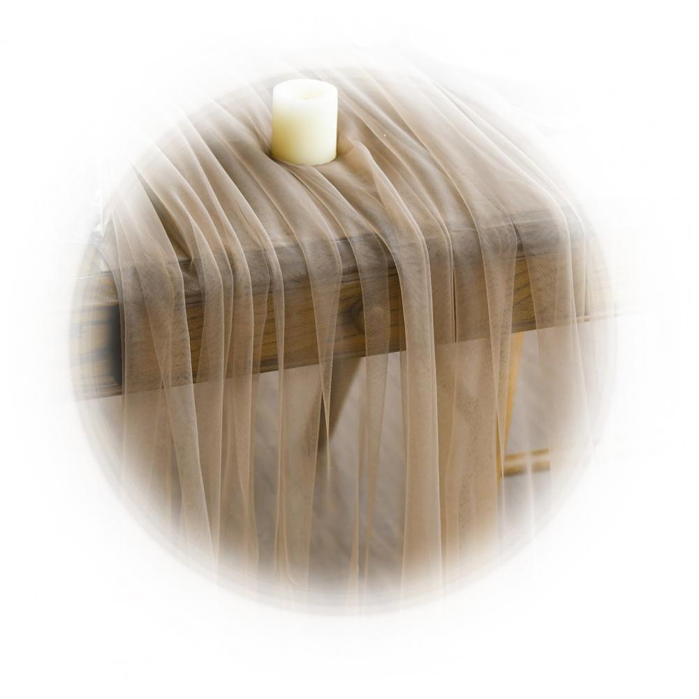 Festliche Tischdekoration Party-Tischdekoration Eleganter Tüll-Tischläufer für Hochzeitsdekoration Junggesellinnenabschied Geburtstagsfeier für Dessert