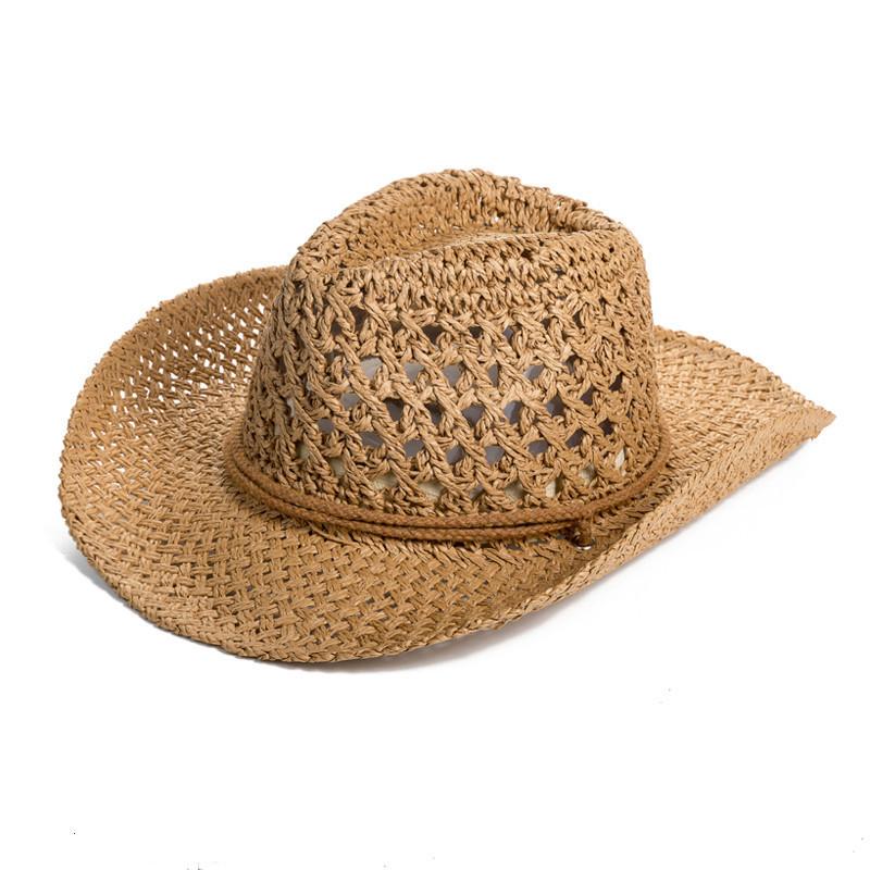 Mountaineering Visor Fishing Cowboy Sun Big Eave Hat Summer Men s Hat Men s Outdoor Travel Straw Hat single code хаки