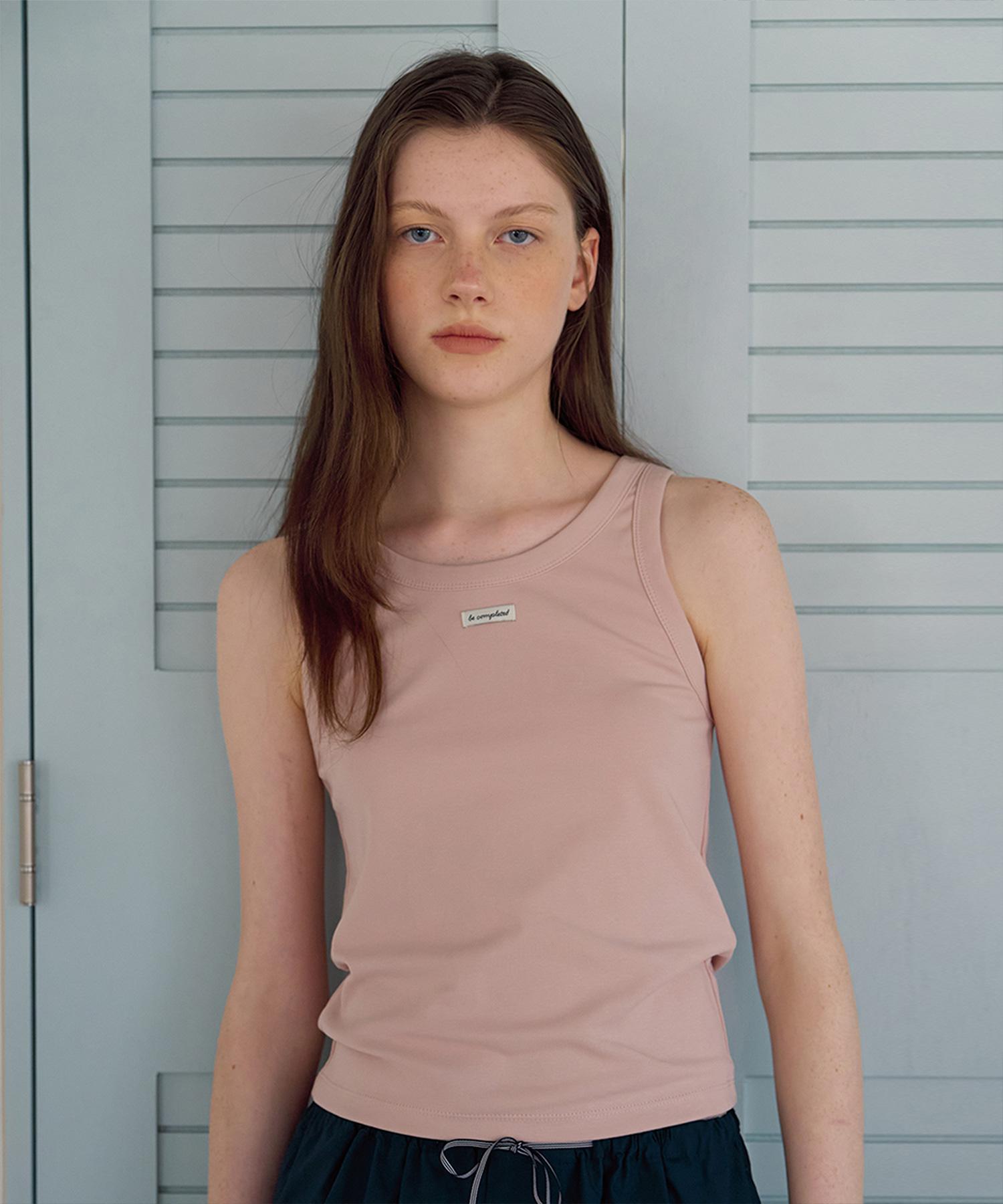 Button Silket Two-Way Sleeveless (Pink) Pink