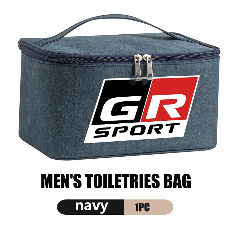 

For Toyota Large Capacity Car Logo Toiletry Bag Travel Storage Box Auto Accessories Crown Corolla YARIS L Auris C-HR Hilux Vios