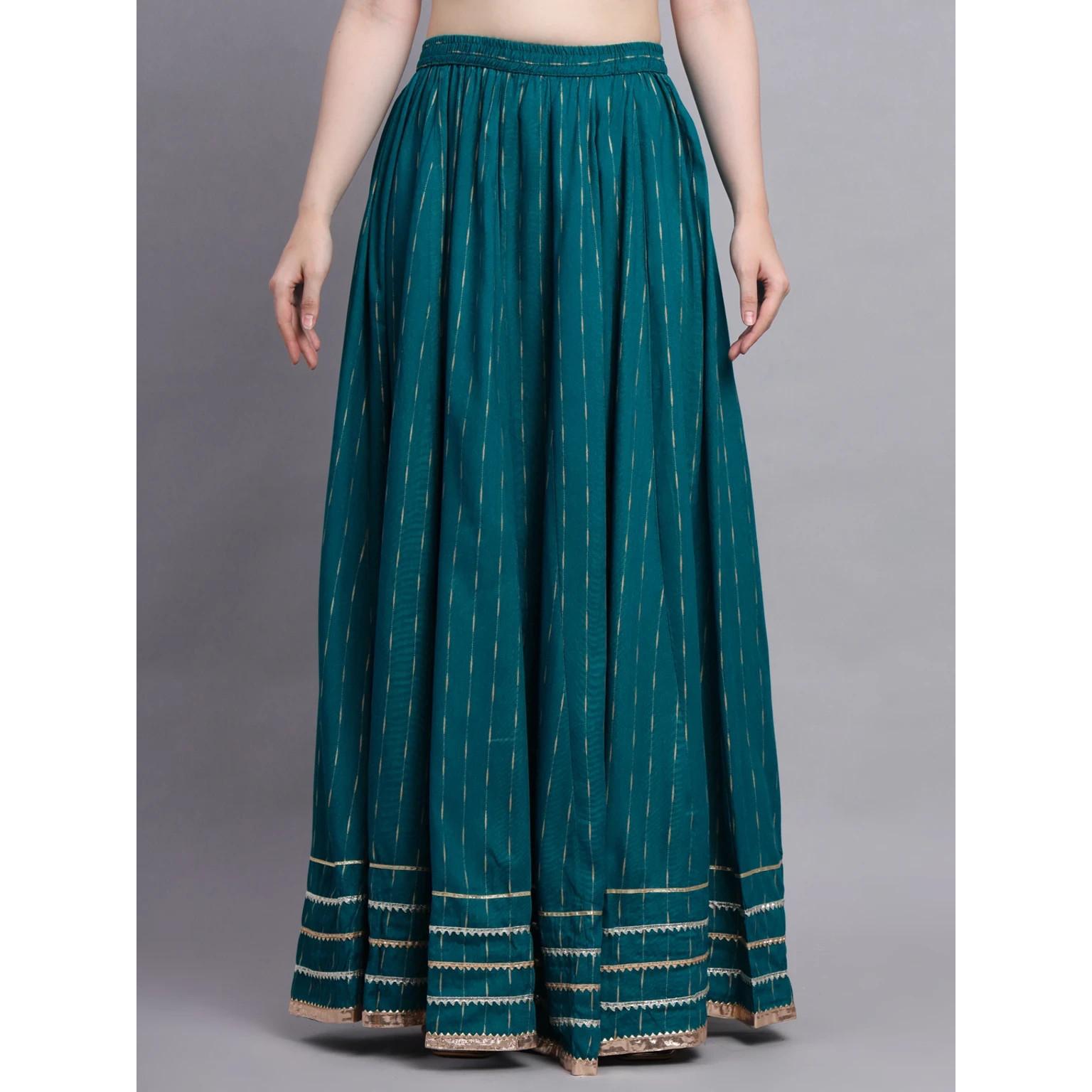 Women s Viscose Rayon Ethnic Long Skirt Dress Indian Bollywood Casual Wear Skirt S