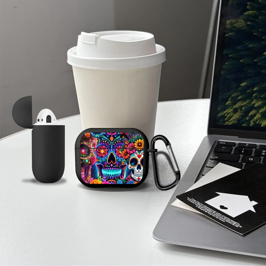 Case For Airpods Pro3 3 Pro Pro2 1 4 2 Earphone Cases Cover Richly Colored Skeletons