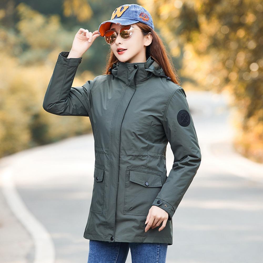 

Down liner windproof youth medium and long hiking suit top men s jacket 4XL