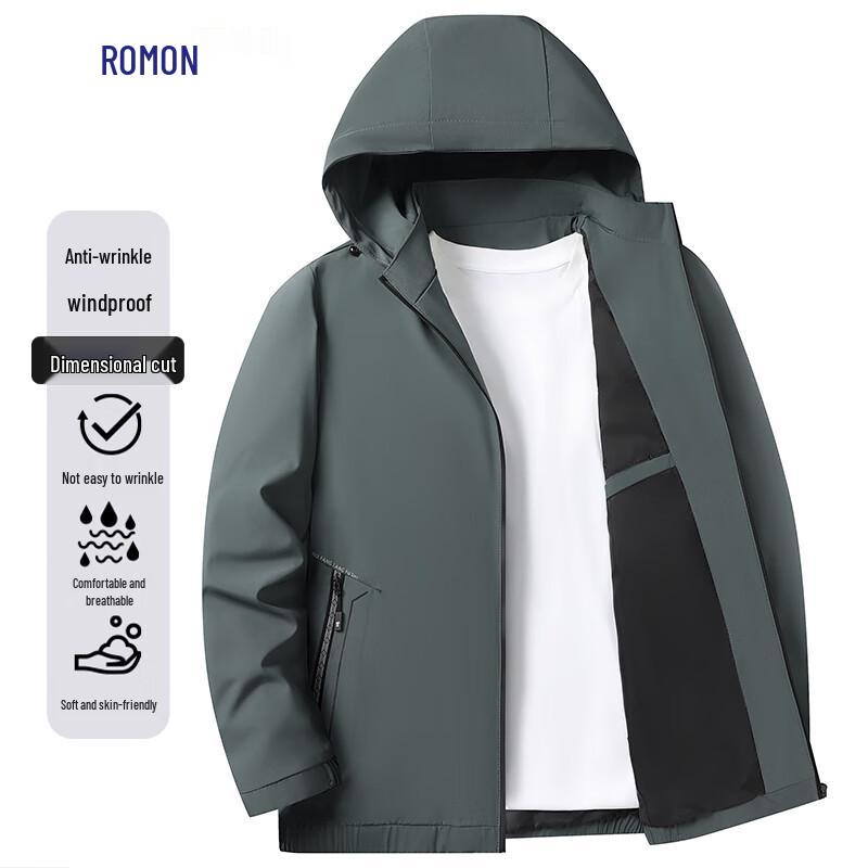 

Men s Hooded Business Casual Jacket XL