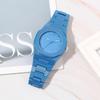 Men's Watch Unique Waterproof Resin Band Analog Simple Stylish Octagonal Quartz Fashion Accessory