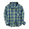 Boys' Fashionable Plaid Shirt - 2024 Spring Trend for Children