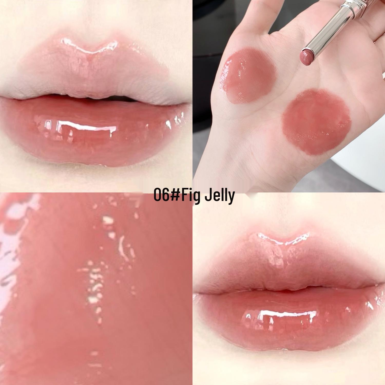 

SHAQINUO Luminous Hydrating Lipstick: Moisturizing, Long-Lasting, Pigmented, Transparent Korean Lip Gloss for a No-Makeup Look.