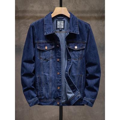 Giacca di Jeans da Uomo Primavera e Autunno Stile Coreano Top alla Moda Giubbotti da Lavoro Versatili per Uomo Autunno e Inverno Nuovo Stile