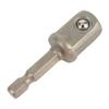 Adapter Socket Silver Socket Socket Adapter 1/4 3/8 1/2 Power Tools 1/4''(6.35mm) 3/8''(9.5mm) 50mm Chrome Vanadium Steel