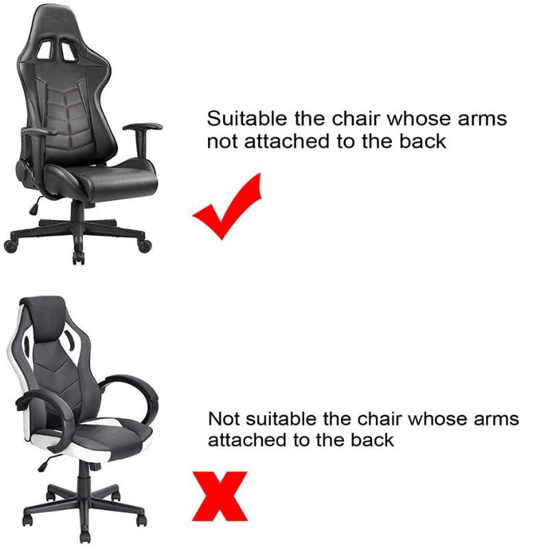 Elastic Fleece Jacquard Gaming Chair Cover Stretch Dustproof Seat Protect Cover Office Computer Seat Covers for Home