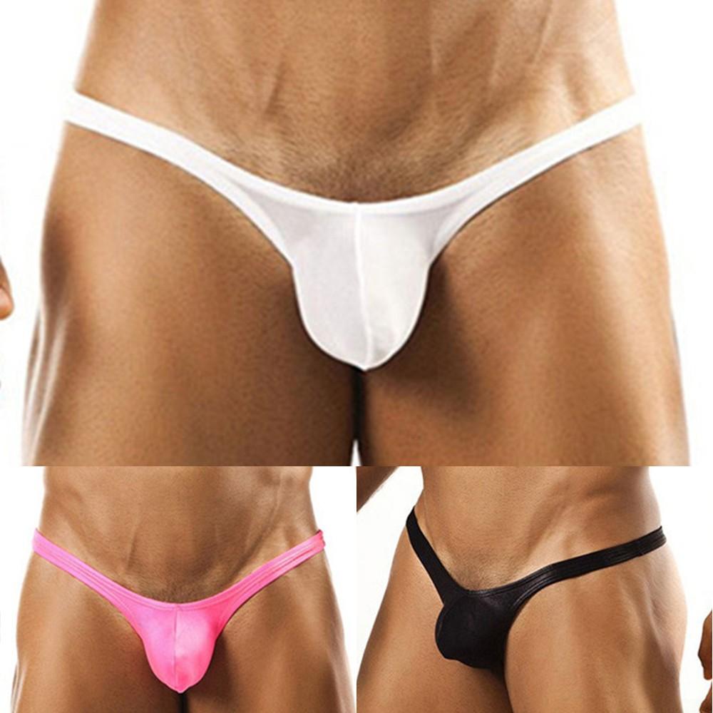 Sexy- Mens Stretch Hot G String Pouch Soft-Bikini Thongs Bulge Underwear Briefs.