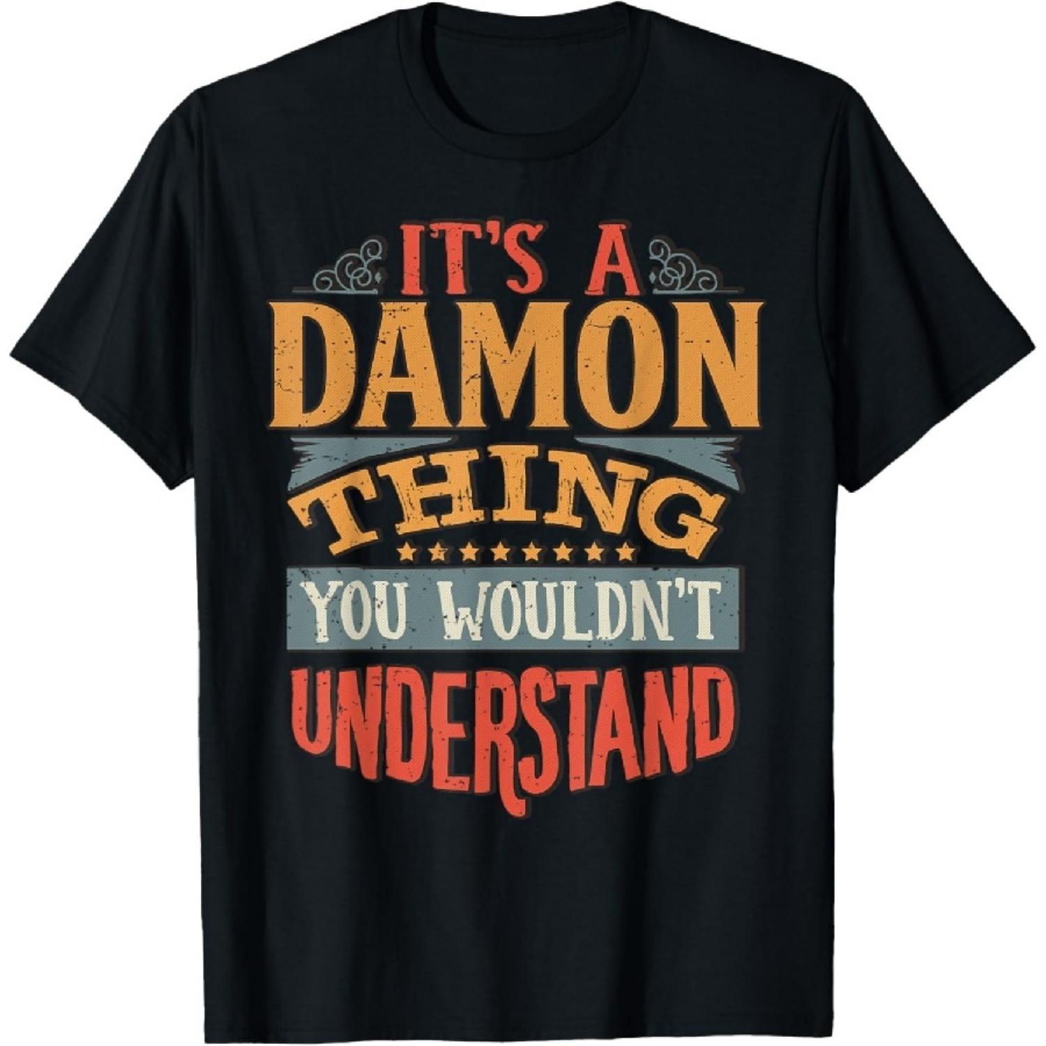 

Damon Name T-Shirt S