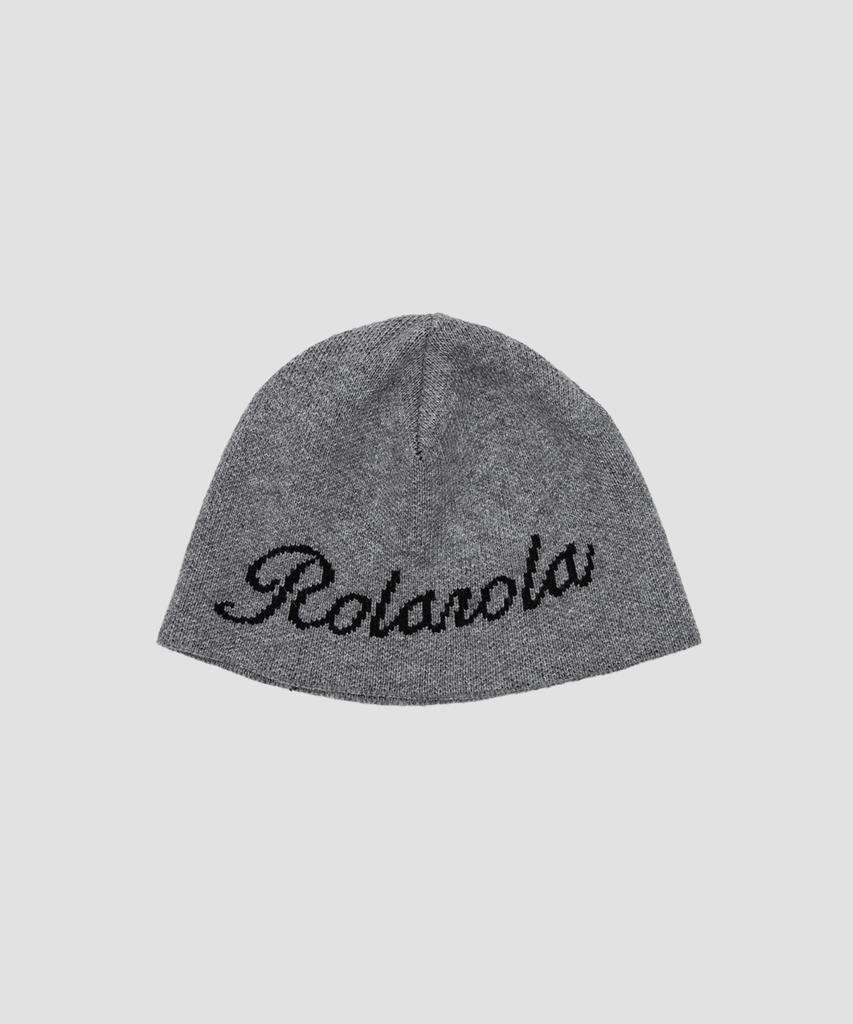 ROLAROLA Logo Jaquard Beanie Gray