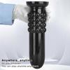PVC Schwarz Super Großer Buttplug mit Pellets Riesen Dildo Fisting Sexspielzeug Masturbator Großer Schwanz
