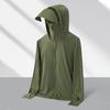 UPF 50+ Eisseide Sonnenschutz-Hoodie - UV-Schutz Radjacke für Männer & Frauen