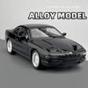 1:24 BMW Vintage 850CSI Classic Pop-up Headlights Simulation Alloy Car Model Kids' Toy Car Pull Back Gift for Boys & Collectors
