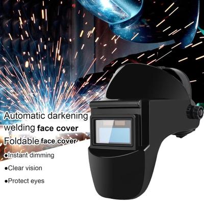 Auto Darkening Welding Helmet Large Viewing Screen True Color Lightweight Arc Weld Protective Helmet Hood Electric Soldering Glasses