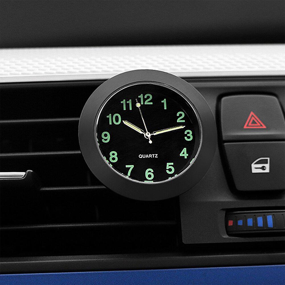 Car Clock Luminous Automobiles Internal Stick-On Mini Clocks Auto Car Accessories Digital Quartz Mechanics Watch Ornament Y7Y4