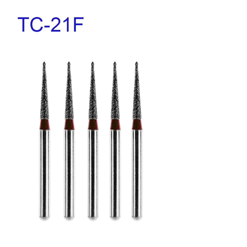 5Pcs/Pack, Jnsur Dental Diamond Burs Dental Drills For High Speed Handpiece Fg Dia 1.6Mm Dental Lab Technican Dentistry Material