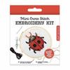 Embroidery Kit - Mini - Ladybug Design - Ø 8cm