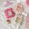 Portable Fabric Pillow Photo Holde Bag Pendant Photo Storage Picture Frames Photo Card Sleeves