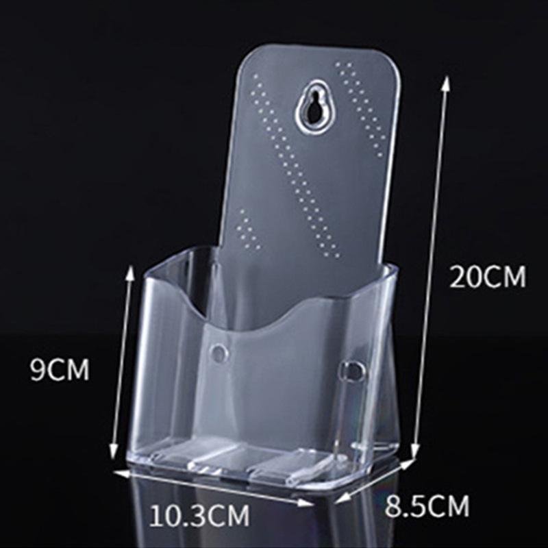 

Acrylic Multi-layer Wall-Mount Document & Magazine Holder - A4, A5, A6, Custom Logo