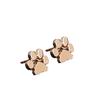 1 Pair Cat Dog Paw Shape Stud Earrings Cute Pet Paw Print Earrings Women Jewelry