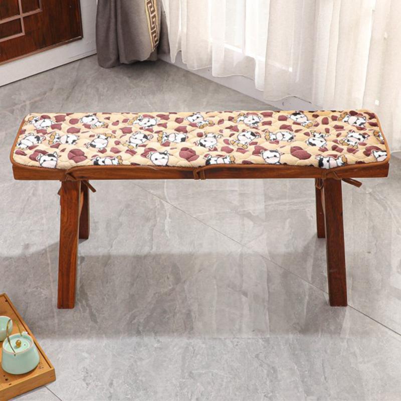 Бархатная длинная подушка для скамьи мягкая подушка для табурета утолщенный деревянный коврик для дивана садовые скамейки длинная мягкая деревянная подушка для скамьи 30x80cm 3853₽