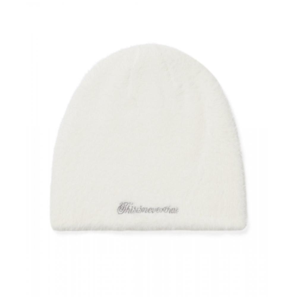 Thisisneverthat Shaggy No Cuff Beanie Off White F