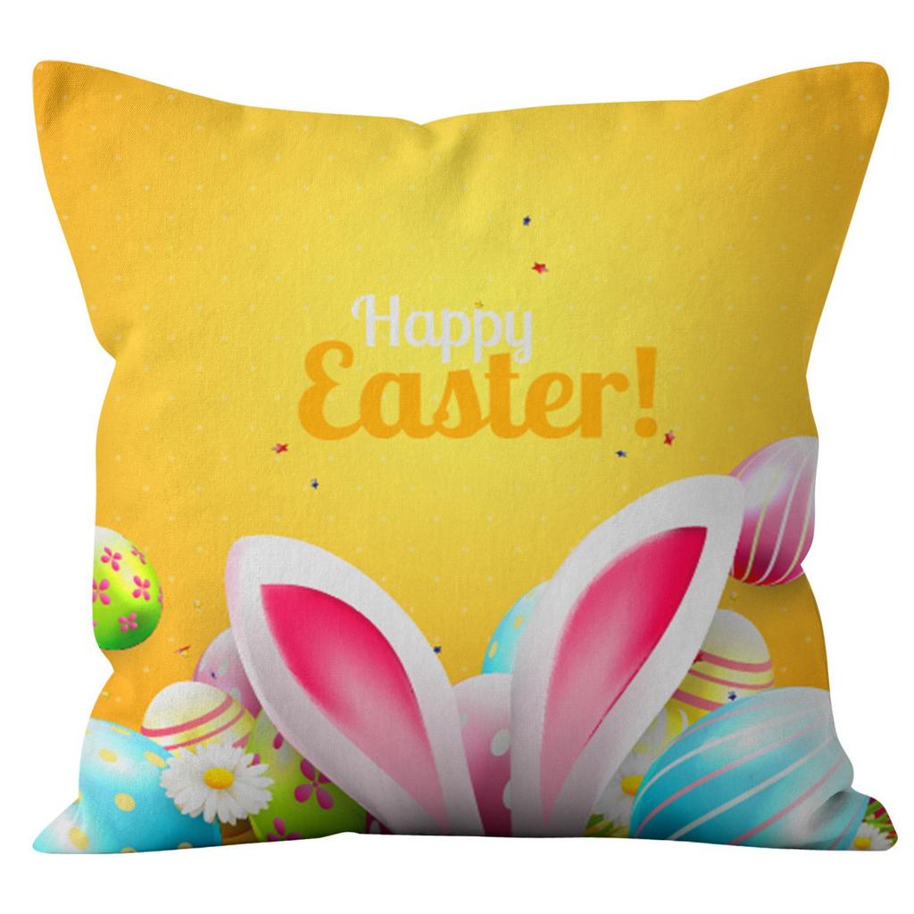 Easter Bunny Pillow Cover Home Pillow Cover