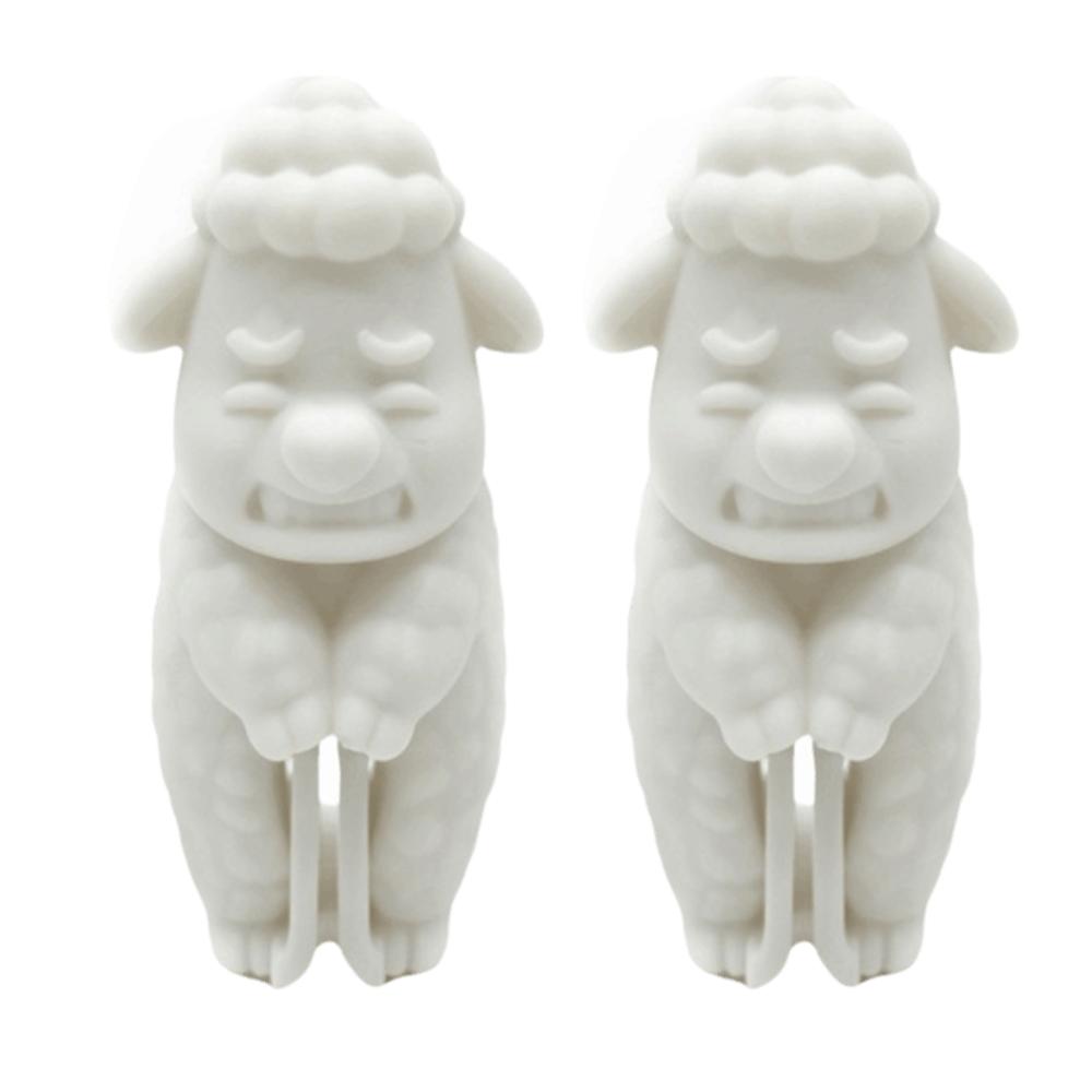 2pcs 3D Printed Bag Sealing Clips Sheep Food Sealer Clips Farm Animal Bag Clip Airtight Seal