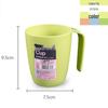 Durable Plastic Mouthwash & Toothbrush Cup Set