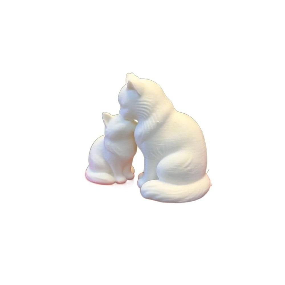Home Decoration Cat Statue Kawaii Desktop Ornaments Creative Wolf Statue Living Room