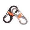 Stainless Steel Carabiner With Lock Keychain Anti-Theft Outdoor Backpack Buckle